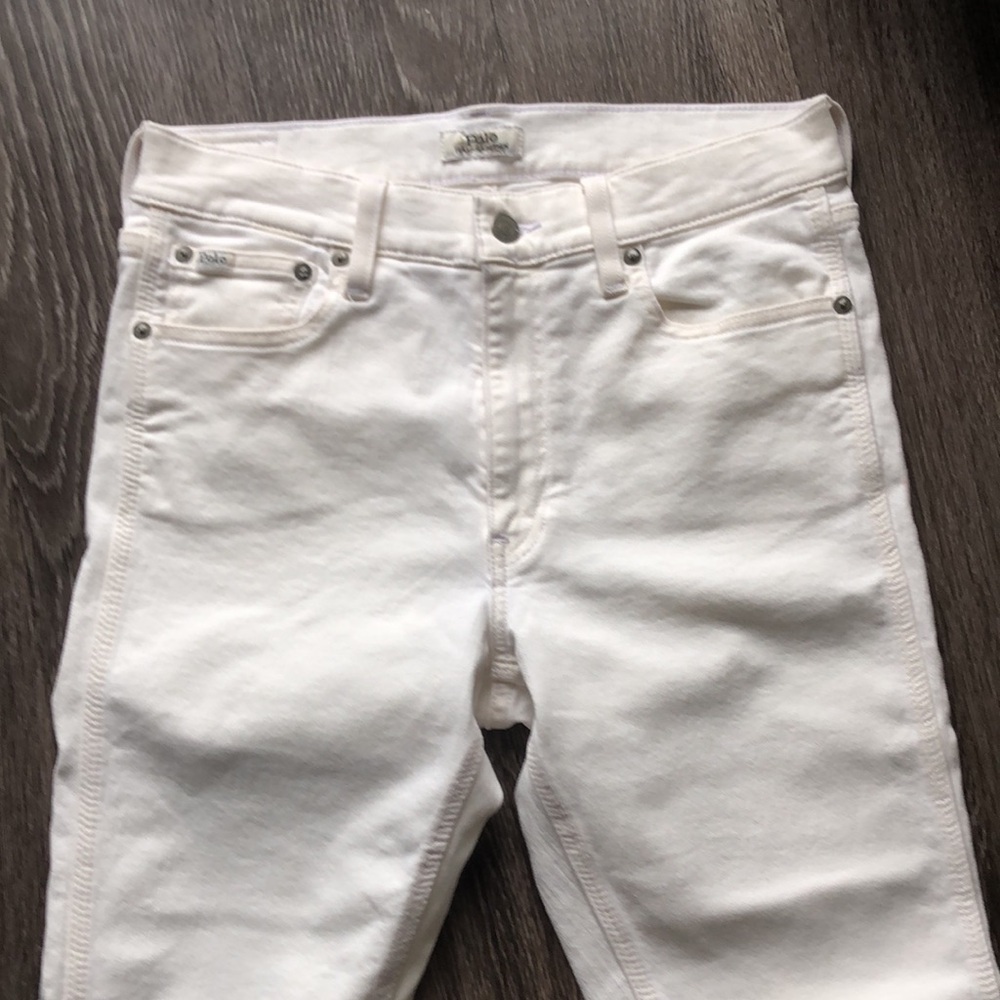 Polo Ralph Lauren Tompkins Mid Rise Skinny Crop Jeans - Size 29 - Picture 16 of 16